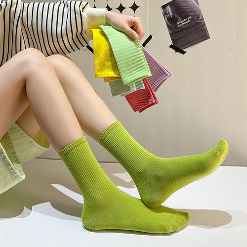 6 Pairs Of Colorful Socks